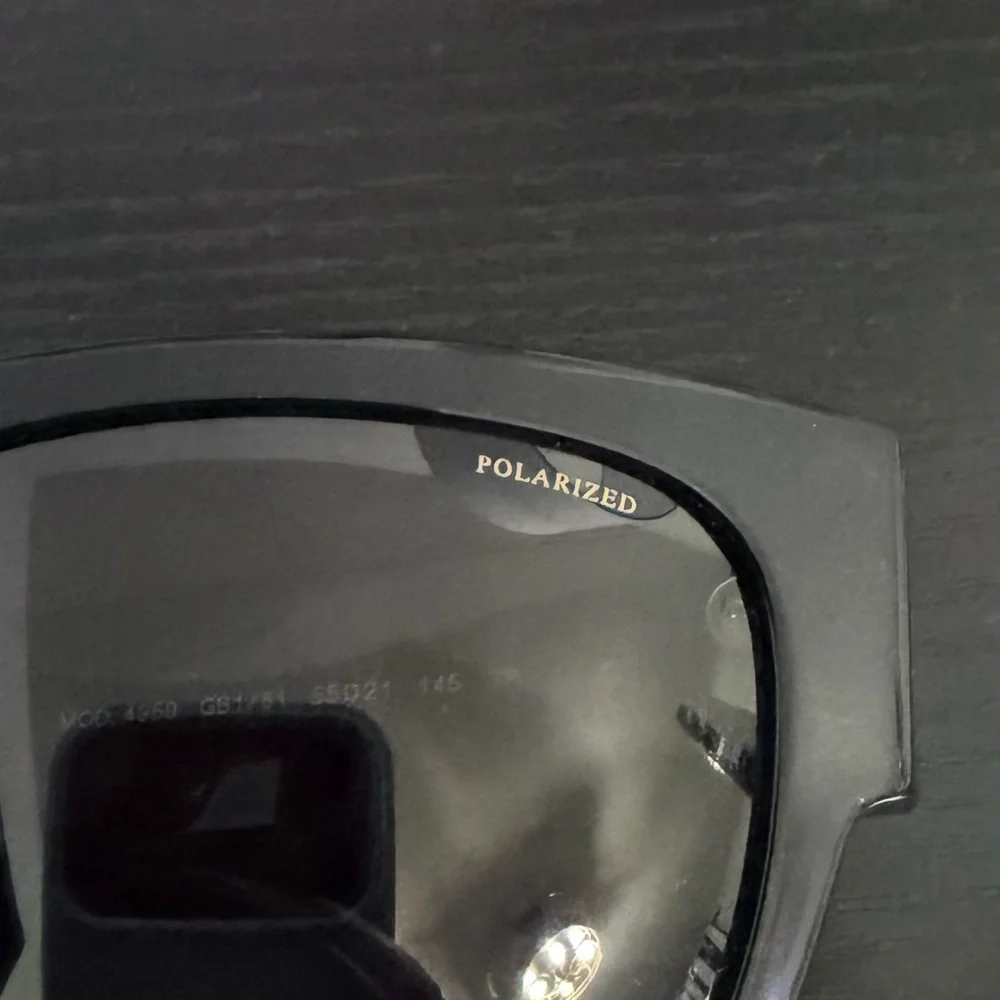55MM Versace Square Polarized Sunglasses